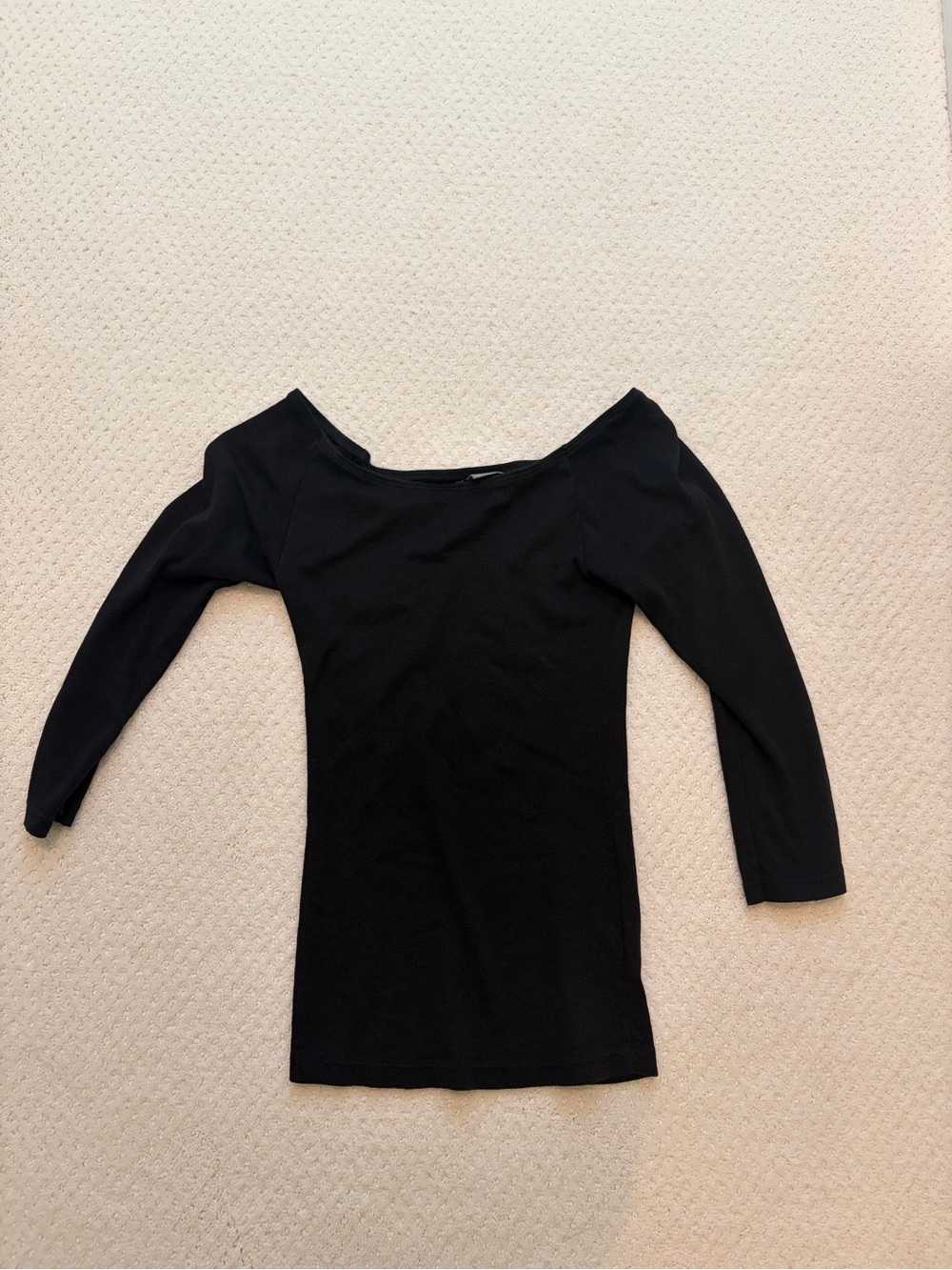 MICHAEL STARS SHINE Black Women's Top one size
